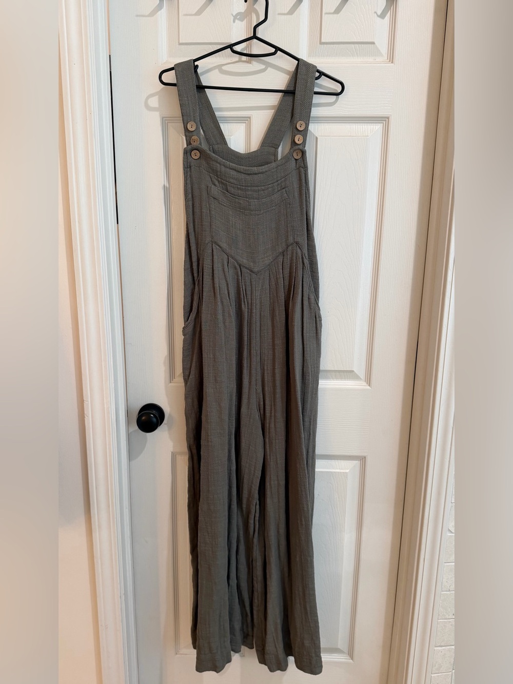 Free People Gray Sun-Drenched Overalls - Picture 5 of 5